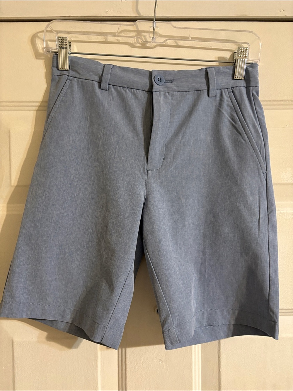 Vineyard Vines Kids Slate Blue Flat Front Shorts